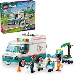 Legos Friends Hospital Ambulance - NEW - WESTSIDE 