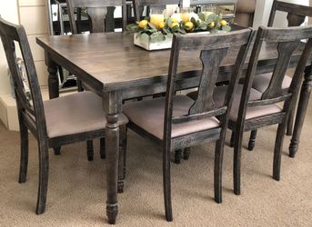 Rustic Dining Table Set