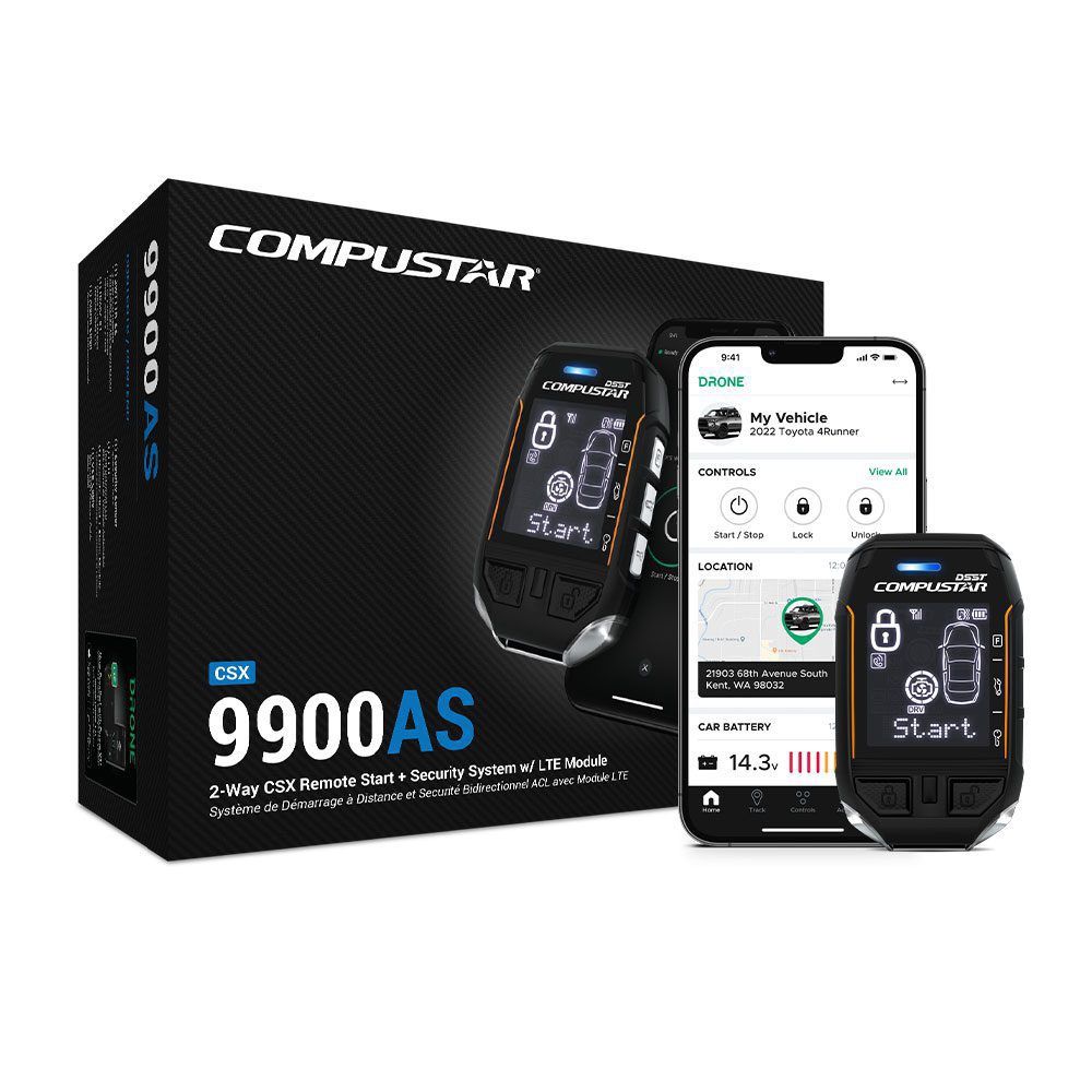 Compustar 9900-AS 2-way alarm & remote start