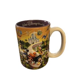 Walt Disney World Original Four Parks One World 3D Monorail Mug is a collectible mug featuring the iconic Mickey Mouse & Friends characters from the D
