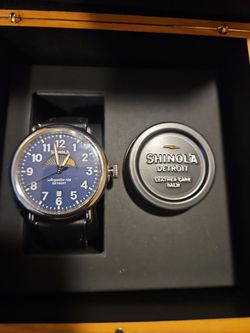 Shinola Runwell Moonphase Watch: Detroit Edition
