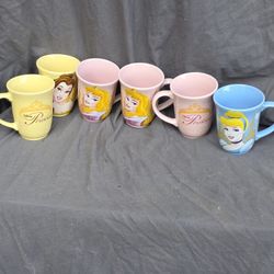 Disney Store Exclusive Disney Princess Mugs