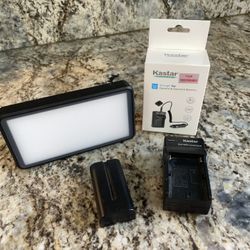 Kastar LED Panel Light with Batteries & Charger