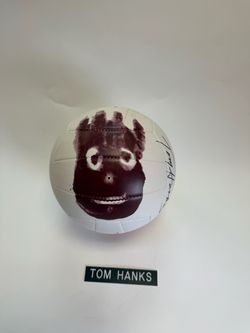 Tom Hanks Signed “Wilson” Cast Away Replica Volleyball