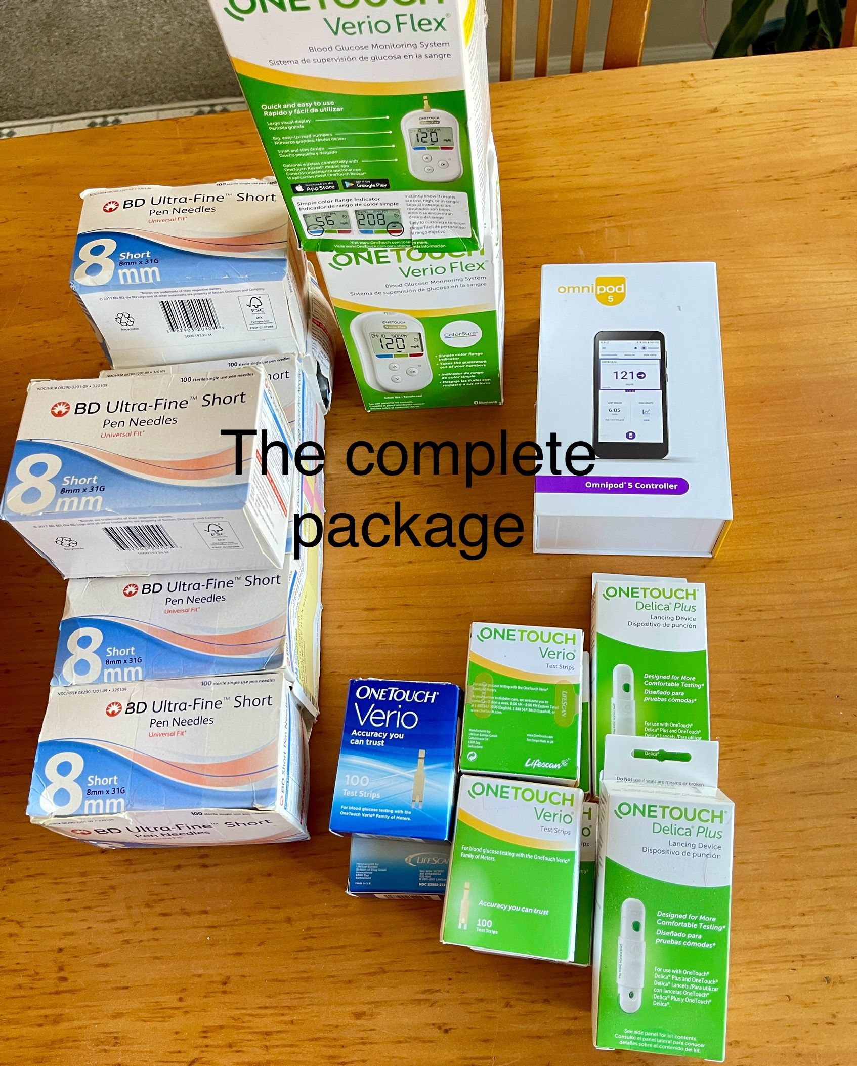 DIABETIC Supplies- see pictures thanks