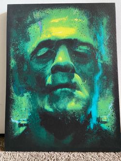 Spirit Halloween Horror Frankenstein Wall Canvas