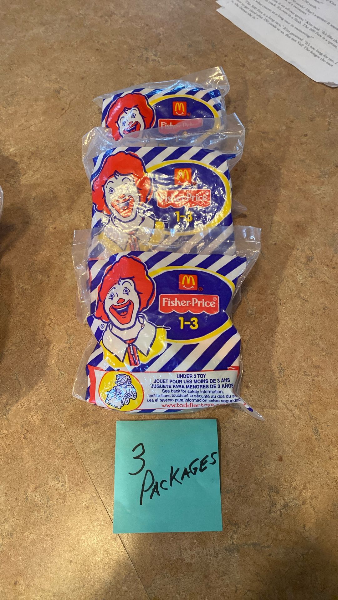 Mc Donald’s Fisher price Toys