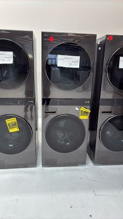 LG Black Washtower W/ Gas Dryer WKG301HBA At $1400 Off MSRP!