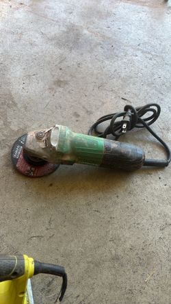Hitachi corded angle grinder