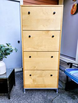 IKEA 4-COMPARTMENT SHOE CABINET