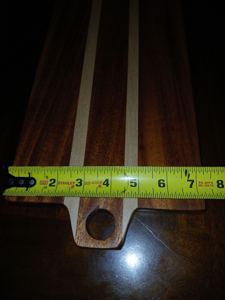 Bread Board Sapele And Red Oak Hard Wood