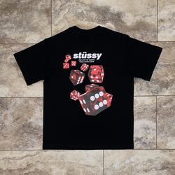 Stussy Rollers Tee Black SS25 Size Small
