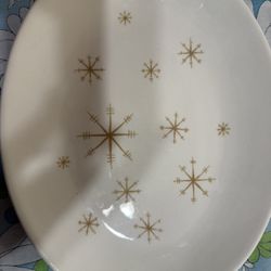 MCM Star Glow Atomic Starburst Platter By Royal China— Price Is Per Platter