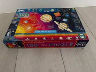 eeBoo Solar System 100 Piece Puzzle