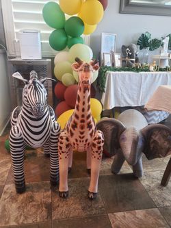 Set Of 3 Decorative Animal Balloons