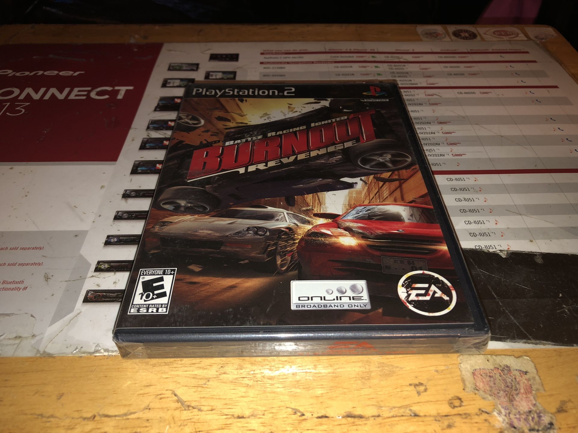 Brand New Never Been Opened PS2 Game Battle Racing Ignited Burnout Revenge 