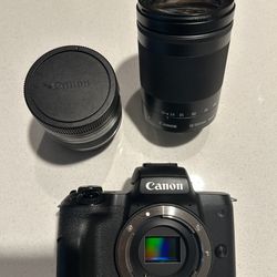 FOR SALE — Canon EOS M50 Mark II Mirrorless Camera (AS-IS / FOR PARTS OR REPAIR)