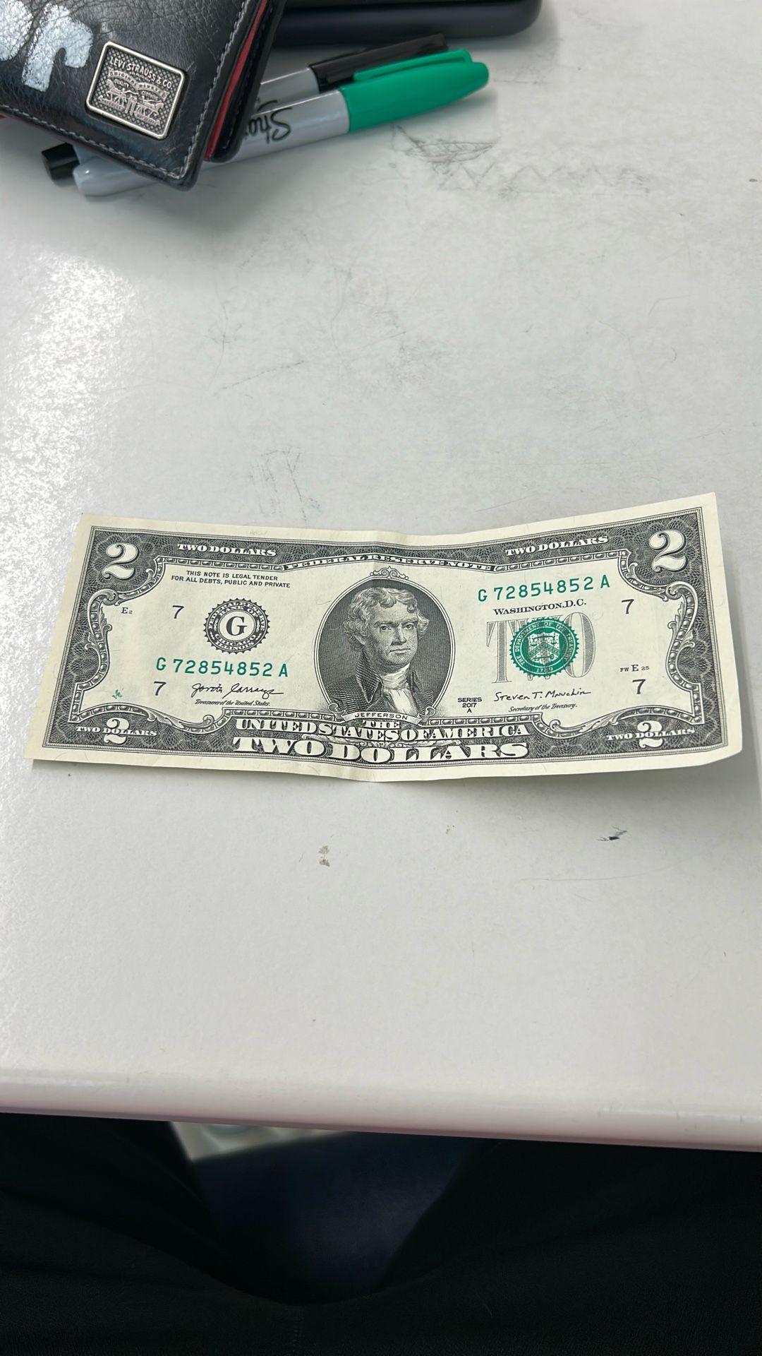 2 Dollar Bill