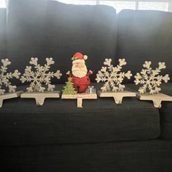 Christmas Decor/stocking Holders 