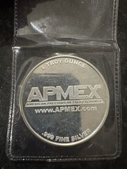 (AT SPOT/MELT) 1 Oz .999 silver APMEX Round