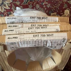 6”  Baffle Trim, New, Set Of Five