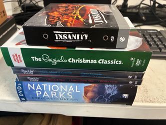 DVD Lot – Insanity, Christmas Classics, Rockin' Body, National Parks