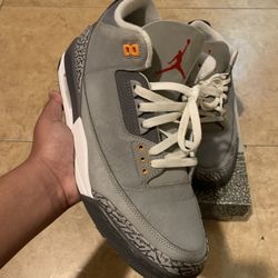 Jordan 3 “Cool Grey” Size 12