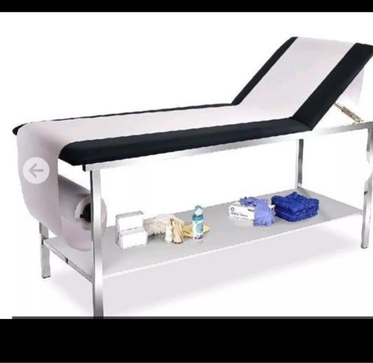 Adirmed Steel Medical Exam Table with Shelf, Patient Examination Table, 74.8"L x 31.4"H x 27.5"W