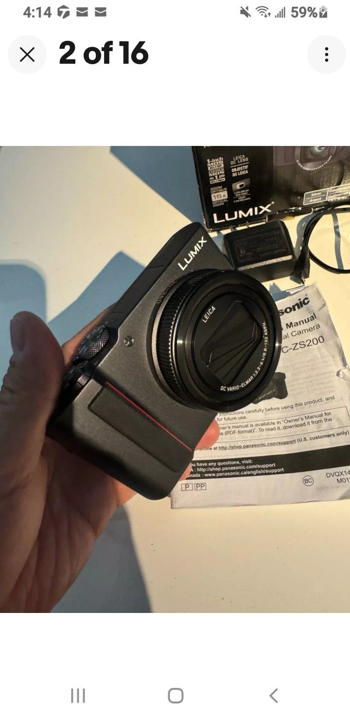Panasonic Lumix Digital 4k Sz200