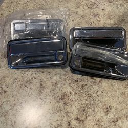 4 New Chrome Door Handles For 1999 Chevy Tahoe