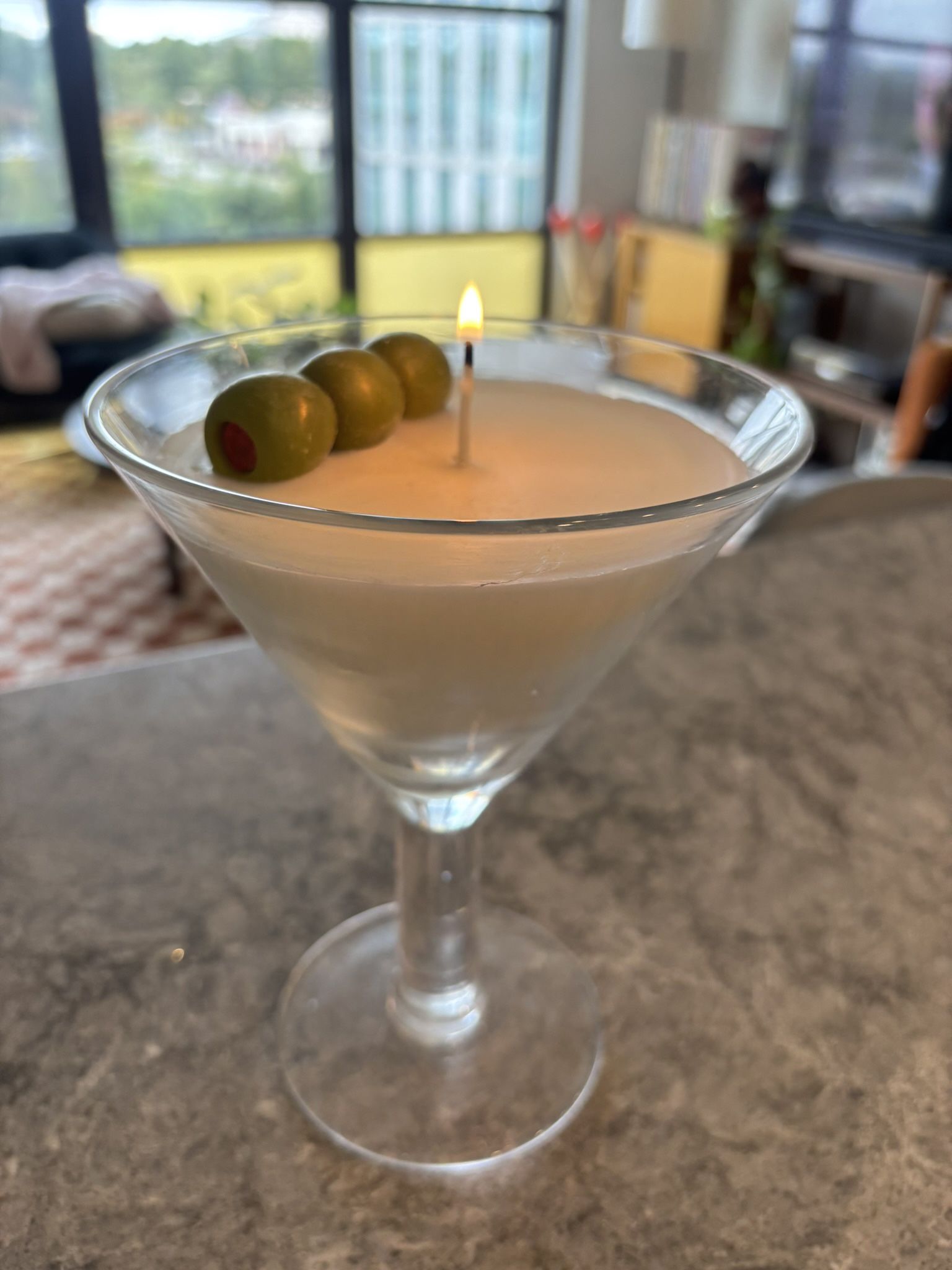 Martini Candle