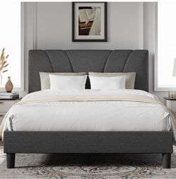 King size bed frame and mattress