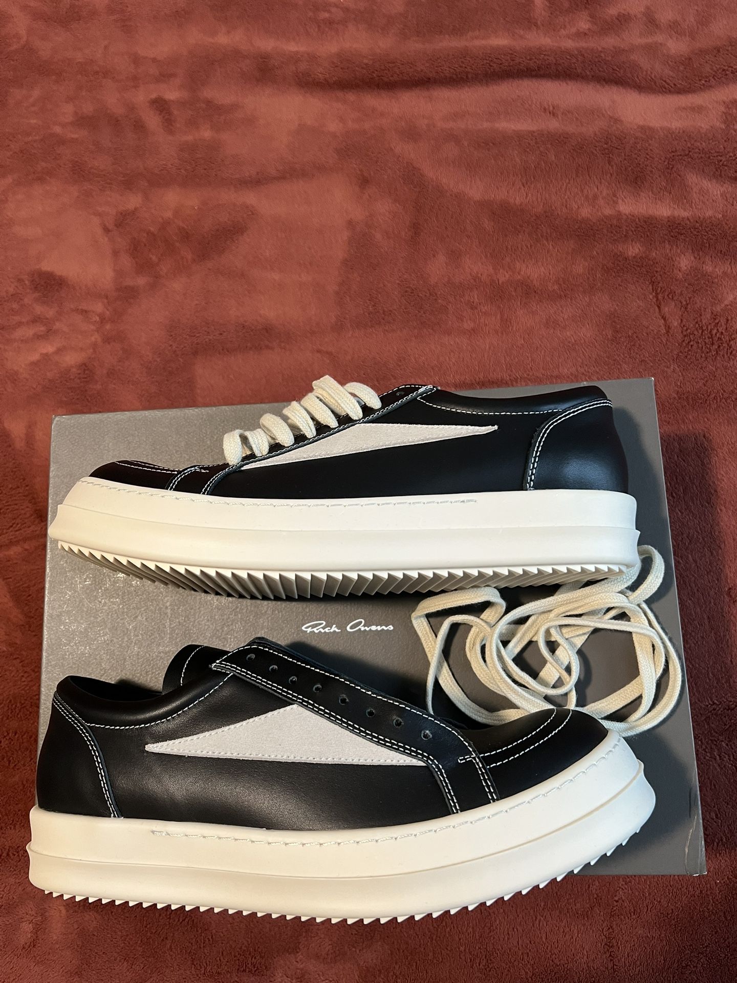 Rick Owens Vans. Size 42, Fits 42.5-43