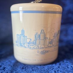 Vintage Ice Bucket New York Skyline Buffalo, Lake Erie