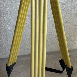 Dutch Hill GT2000A Total Station Surveyor's Composite Heavy Duty Tripod Yellow