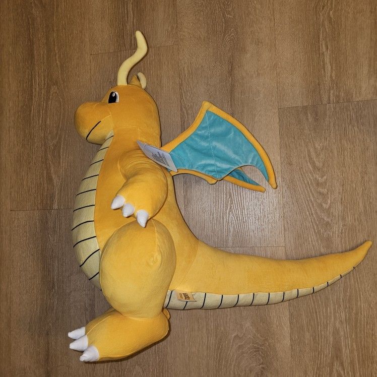 Brand New 24 Inch Official Pokemon Dragonite Plush