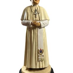 15.5” statue of Pope John Paul II, who served as head of the Catholic Church and sovereign of the Vatican City State from 1978 until his death in 2005
