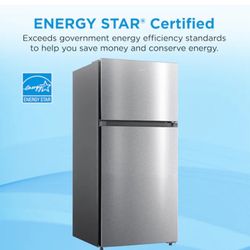 Midea Refrigerator Finger Print Resistant Stainless Steel