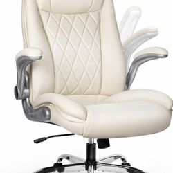 Office Chair White Leather