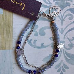 Beaded Bracelet with Silver Charmy Bracelet. Charmy Bracelet. Mexican Bracelet. Lucky charms Bracelet. Bohemian Bracelet Girl Bracelet