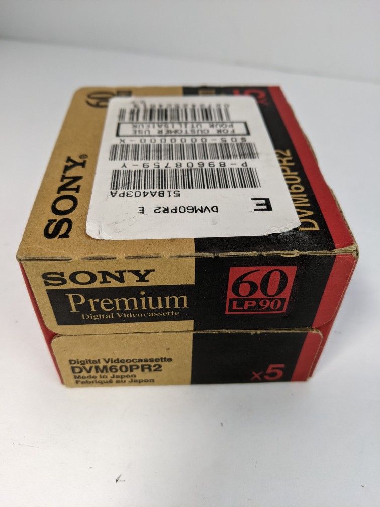 Sony DVM-60PR2 Mini DV Tape (5-Pack) - NEW