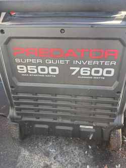 Predator 9500 watt super quiet inverter