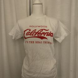 Hollywood White T Shirt (small)