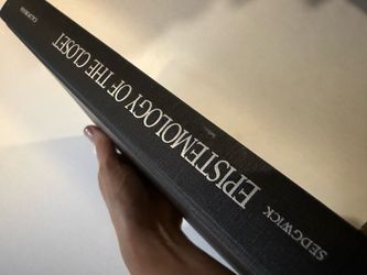 Epistemology of the Closet by Sedgwick first edition