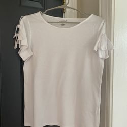 Banana Republic Women’s White Tee Size Small