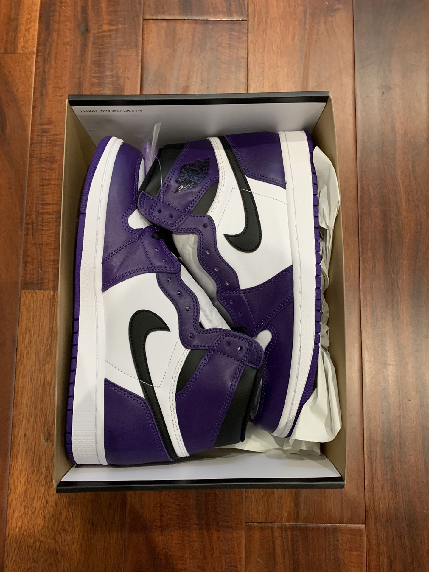 Court Purple Air Jordan 1 (Size 9.5)