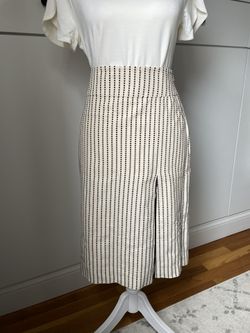 Harold’s Brown & Cream A-line Skirt Size 0