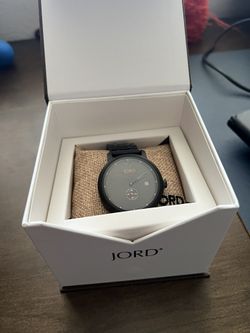 Jord - Hyde Ebony & Iron Watch