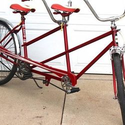 Huffy tandem best sale bike