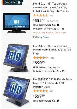 Elo Touch Screen Monitor For $135
